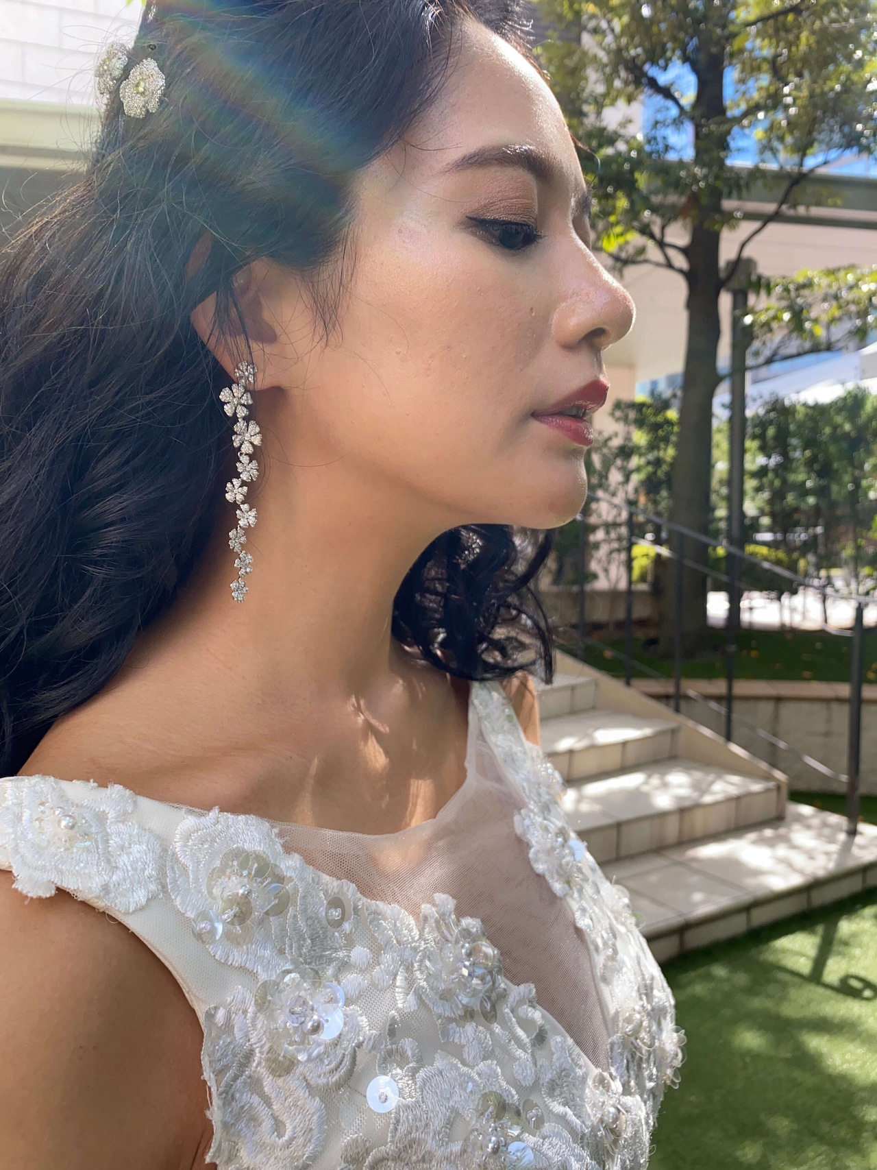 ロングフラワー( ゴールド / シルバー )