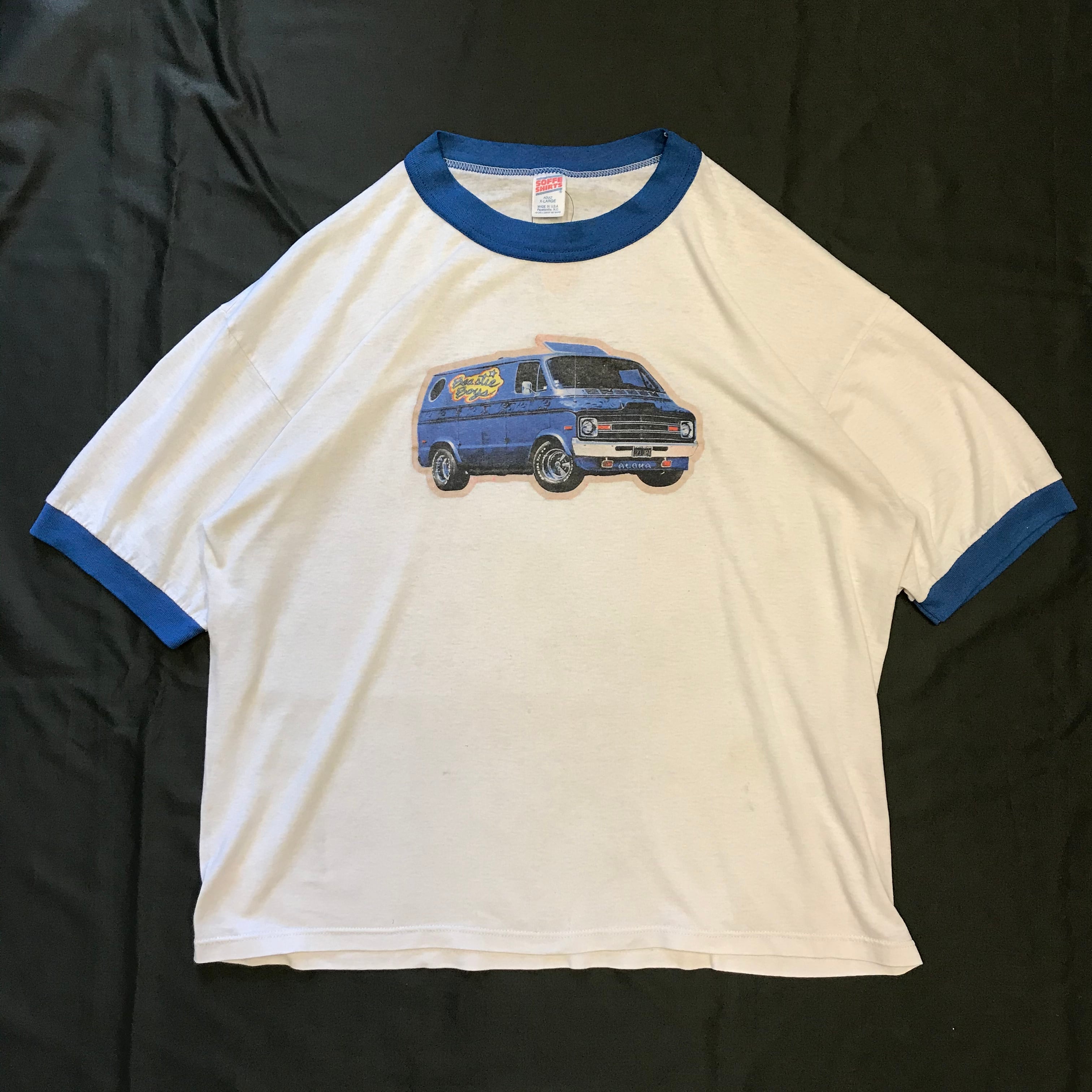 90's Beastie Boys “ALOHA MR. HAND” Ringer neck T-shirt made in