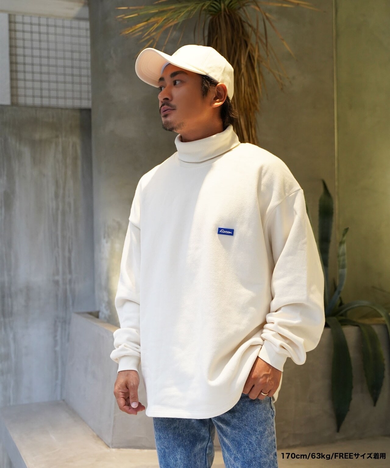 【#Re:room】RUBBER WAPPEN TURTLE BIG  SWEAT［REC724］