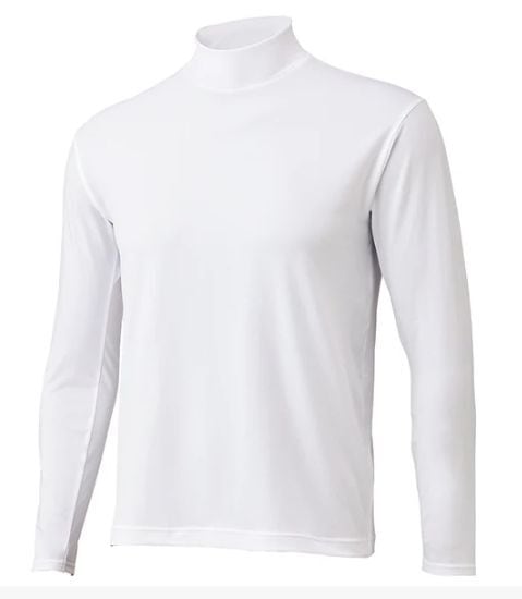 ゼット(zett)ライトフィットアンダーシャツ ハイネック 長袖 品番:品番: BO8920(1100)