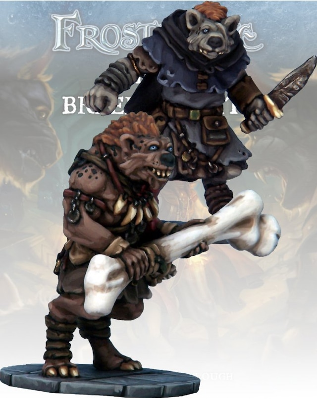 ノールの盗賊＆蛮族（Gnoll Thief & Barbarian）