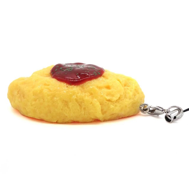 食べちゃいそうな オムライス 食品サンプル キーホルダー ストラップ
