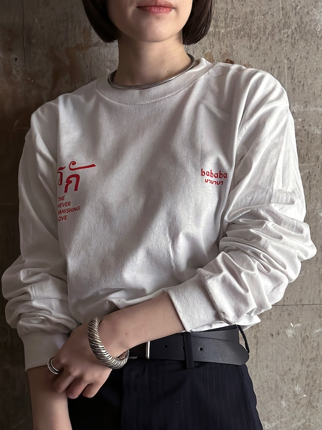 333 "The Never Vanishing Love" L/S Tee（RED）