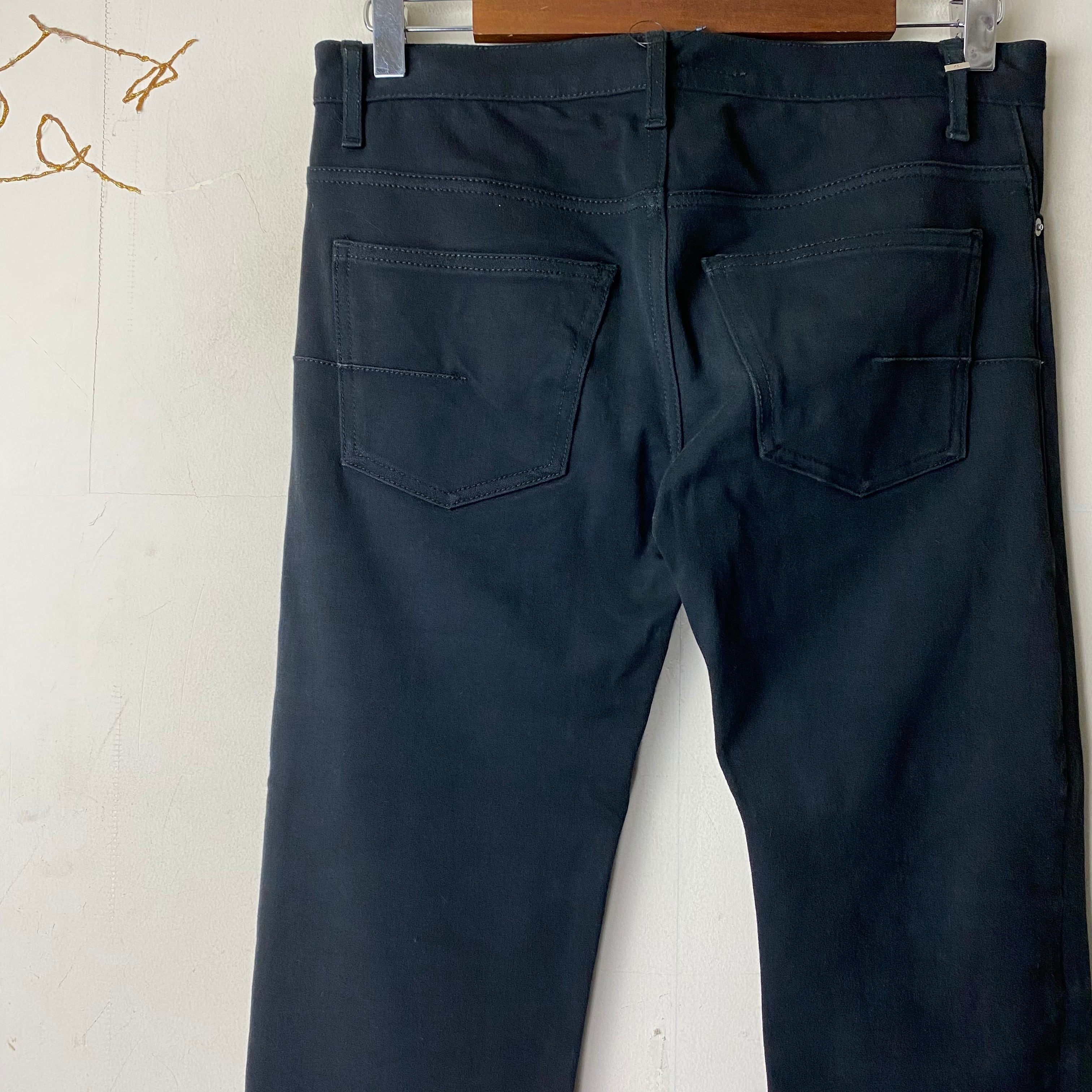 2007SS DIOR HOMME black stretch skinny pants | NOIR ONLINE Dior 