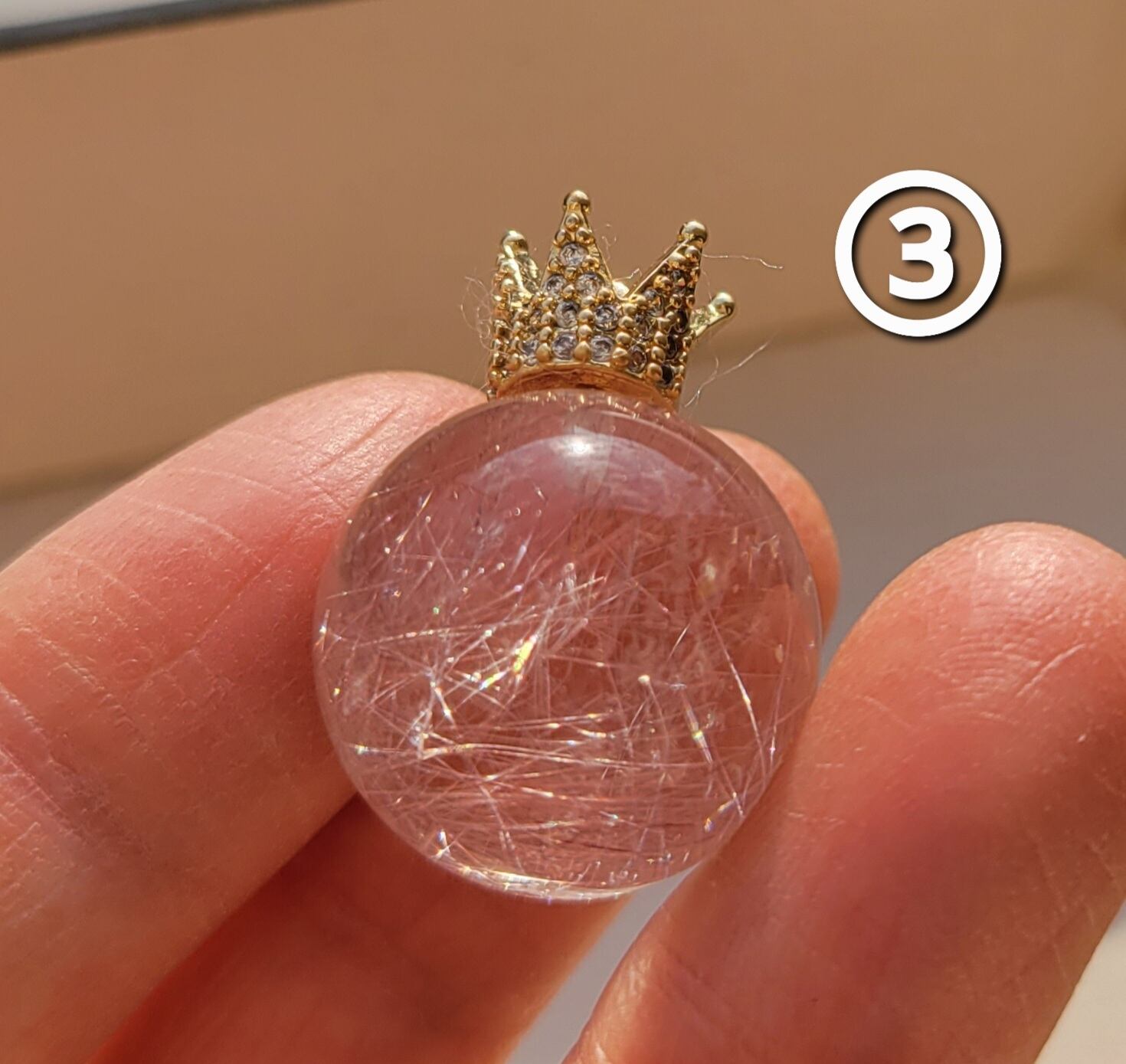 ラビットファーサゲニティック原石