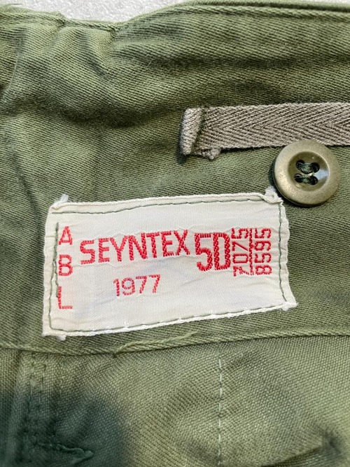 70s オランダ軍 実物 ダブルフェイスパンツ 5D 詳細写真2