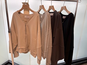 TORANOI スウェットzipカーディガン　214R307