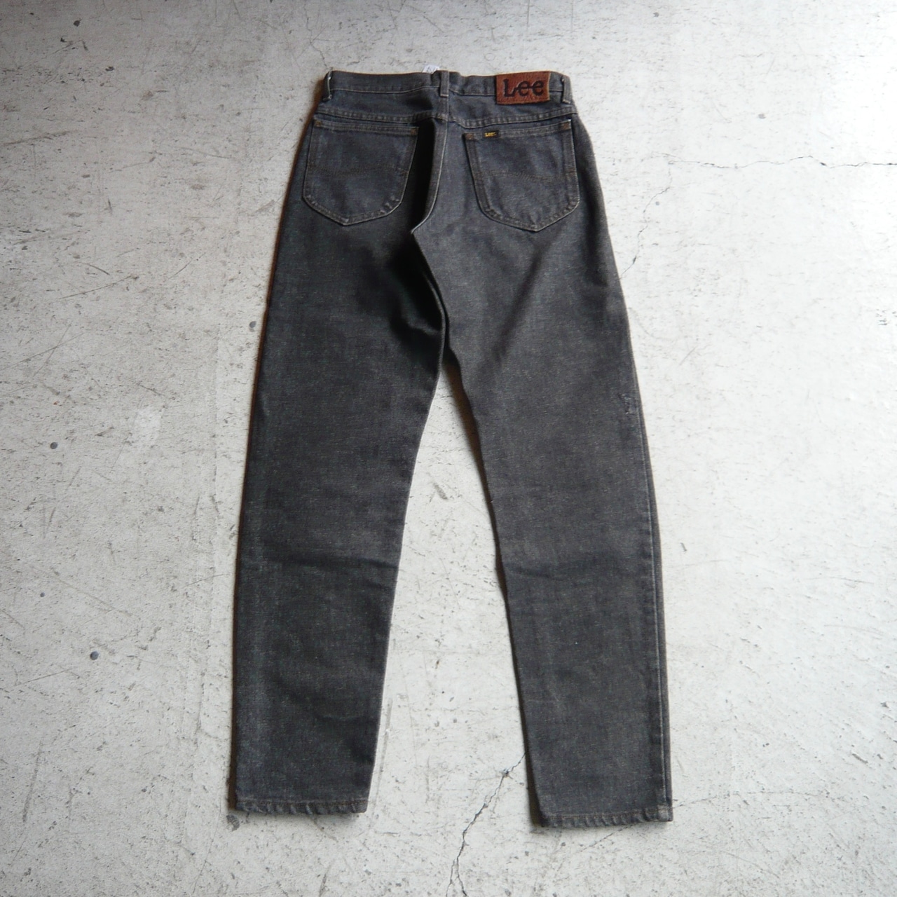 1980s Lee ブラックデニムパンツ W30L31