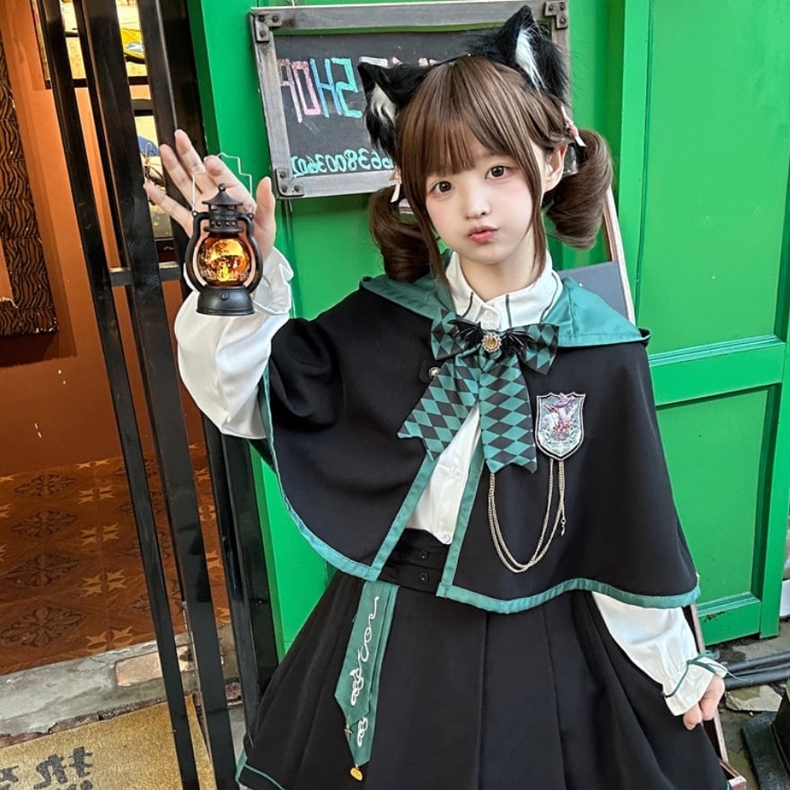 ロリィタ】魔法学園風 ケープ付き 制服 セットアップ｜SEASONZ