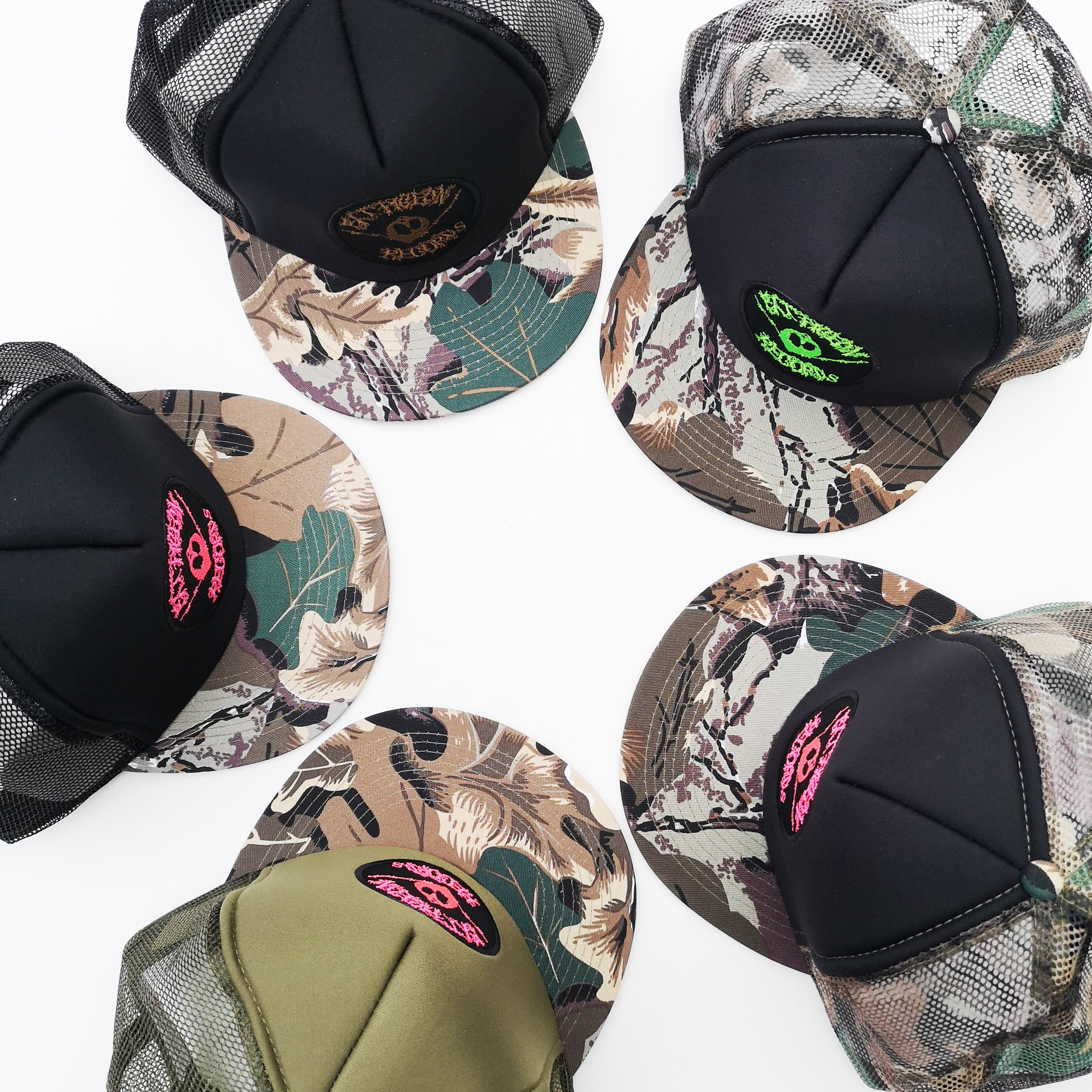 FAT PIGEON RECORDS CAMO MESH CAP