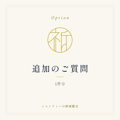 追加のご質問