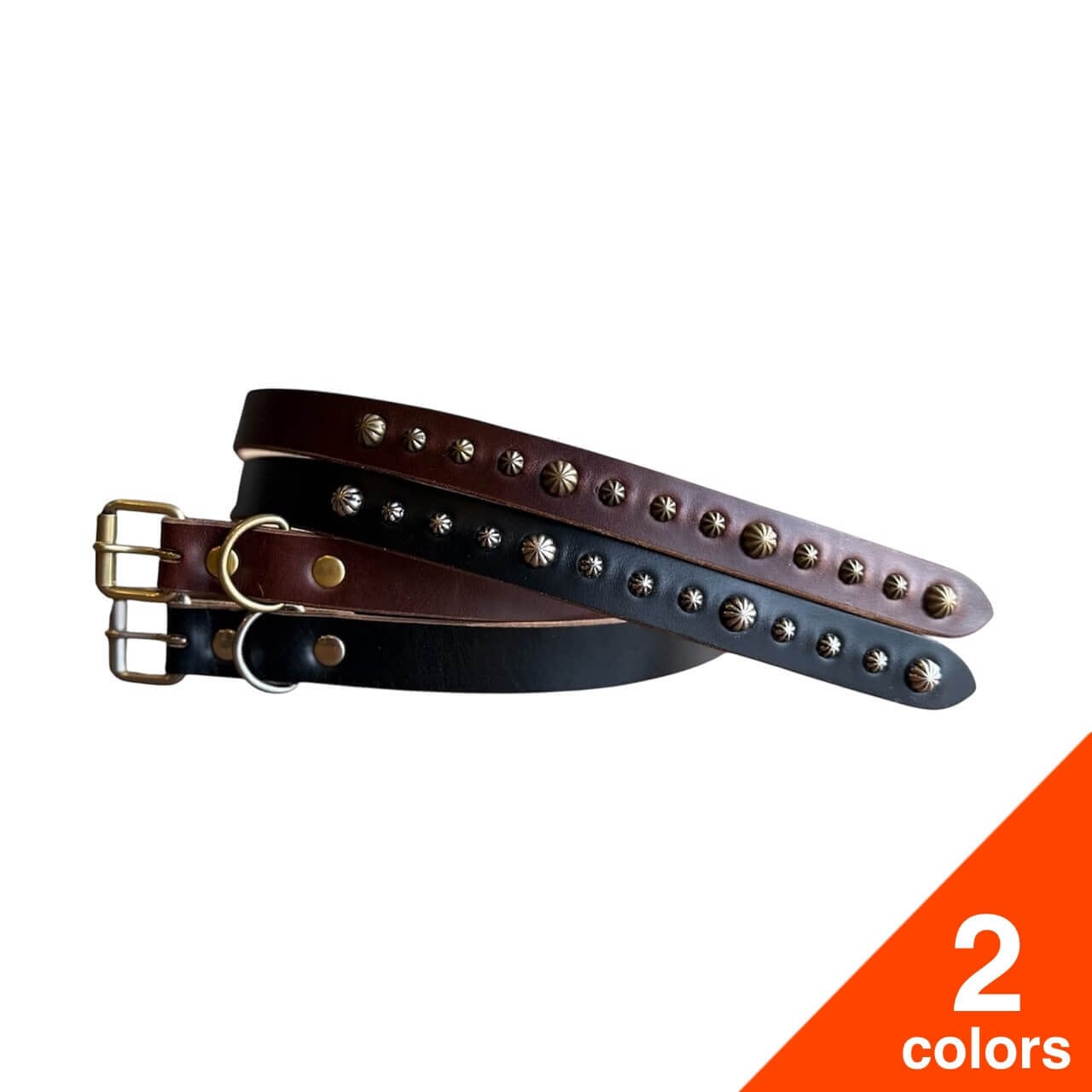 スタッズナローベルトアンブレラ11連18mm Re-ACT / Studs Umbrella Narrow Long Belt - スタッズ アンブレラ