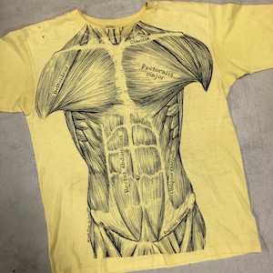 1970'S DELTOIDEUS YELLOW T-SHIRT