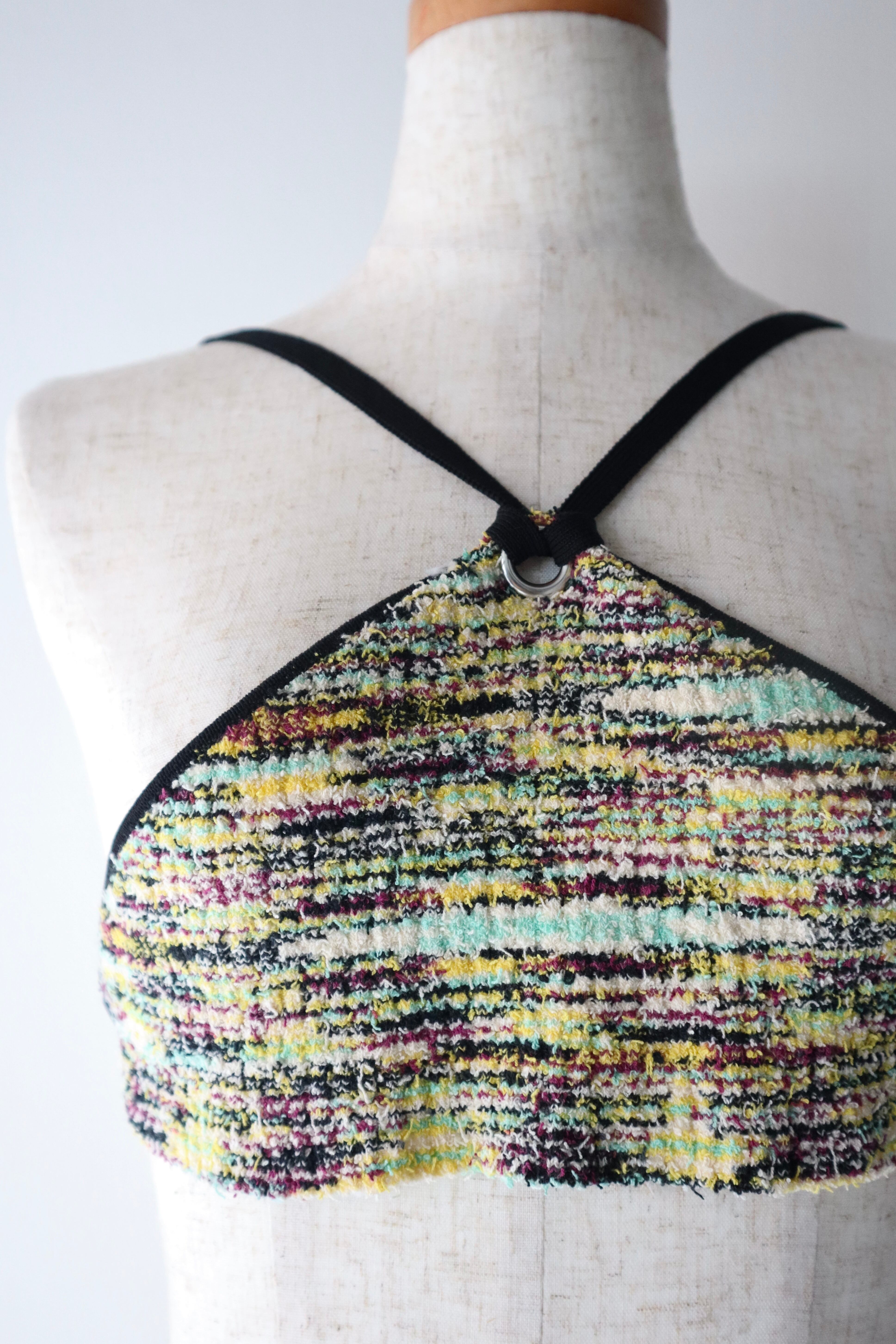 JUN MIKAMI】コンフェッティヤーントライアングルトップ | TOLMA.