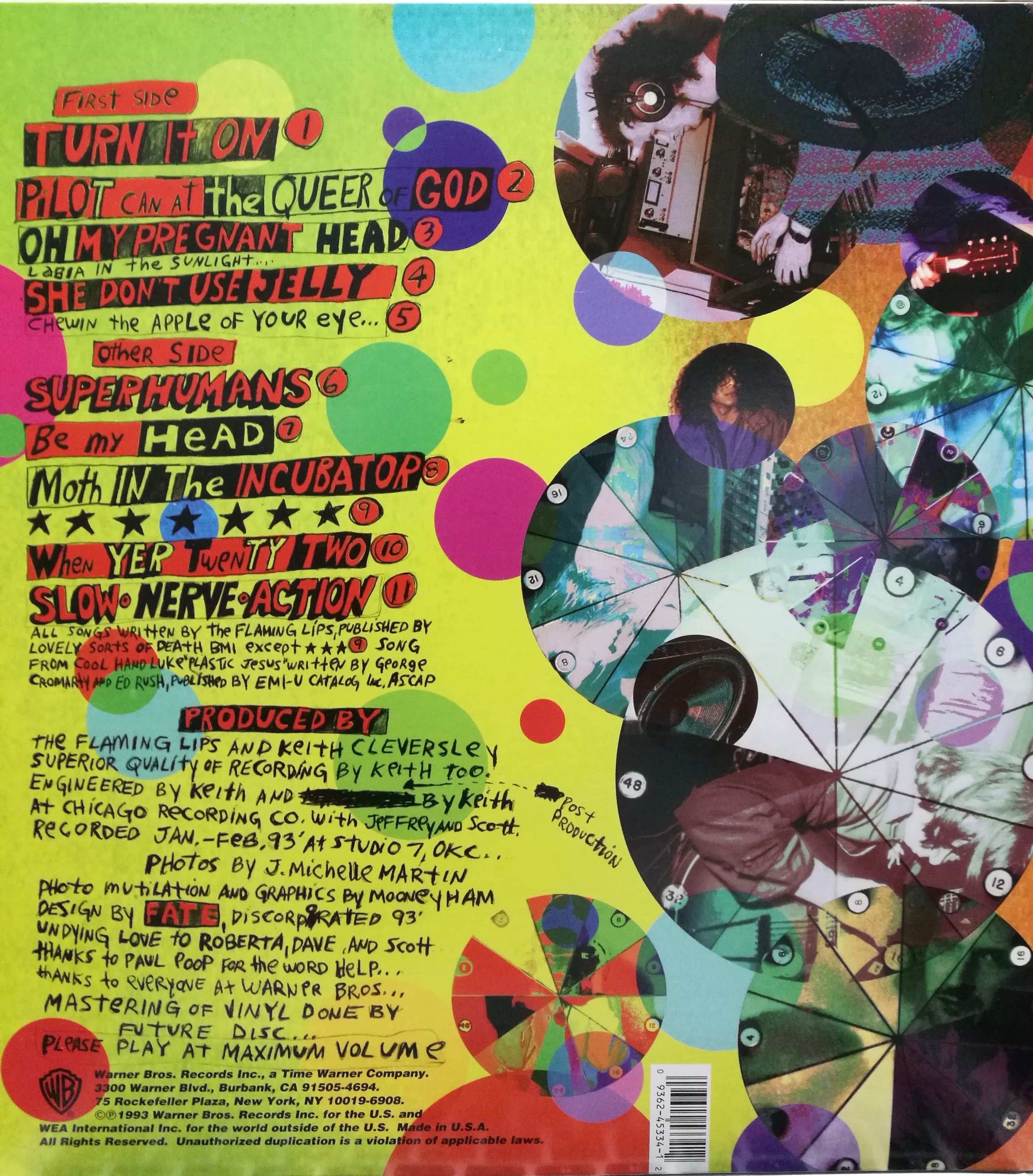 【LP】The Flaming Lips / Transmissions From The Satellite Heart COMPACT DISCO ASIA