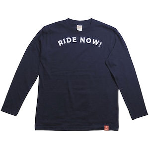 RIDE NOW! 紺　(長袖)