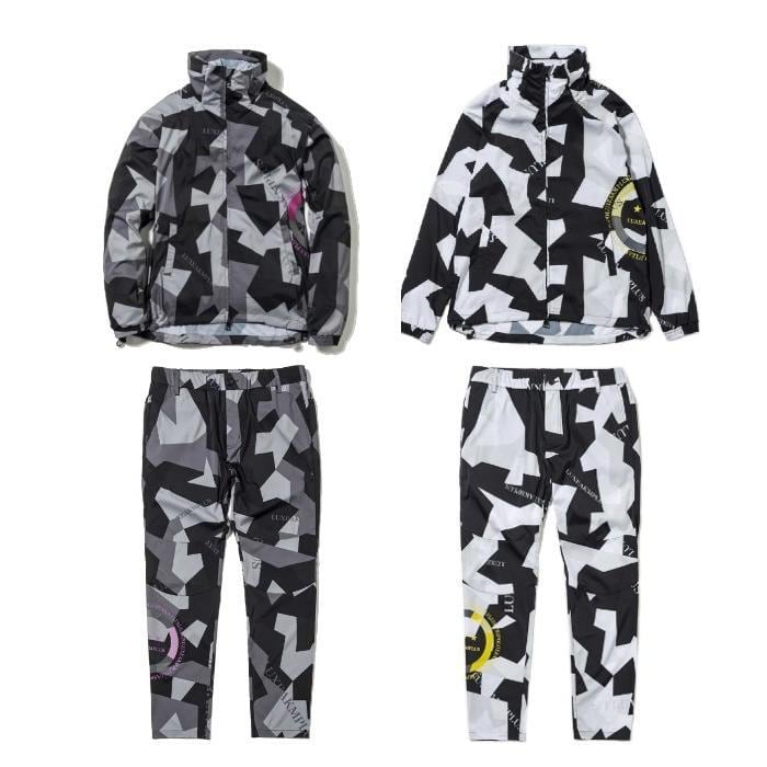 LUXEAKMPLUS リュクスエイケイエムプラス カモ柄トラックジャケット