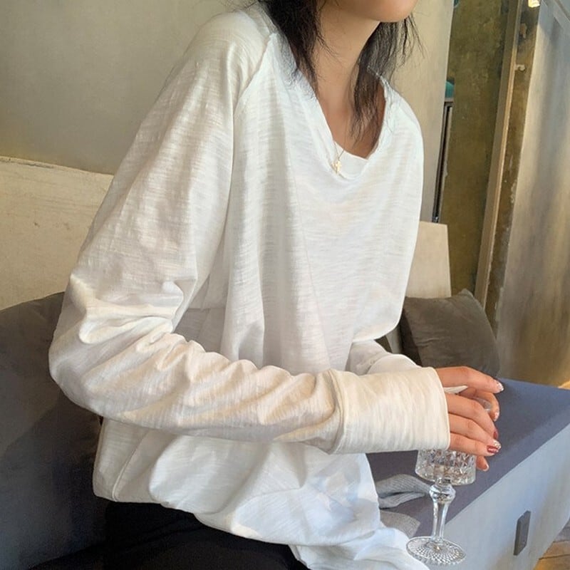 白プルオーバートップス TO0007