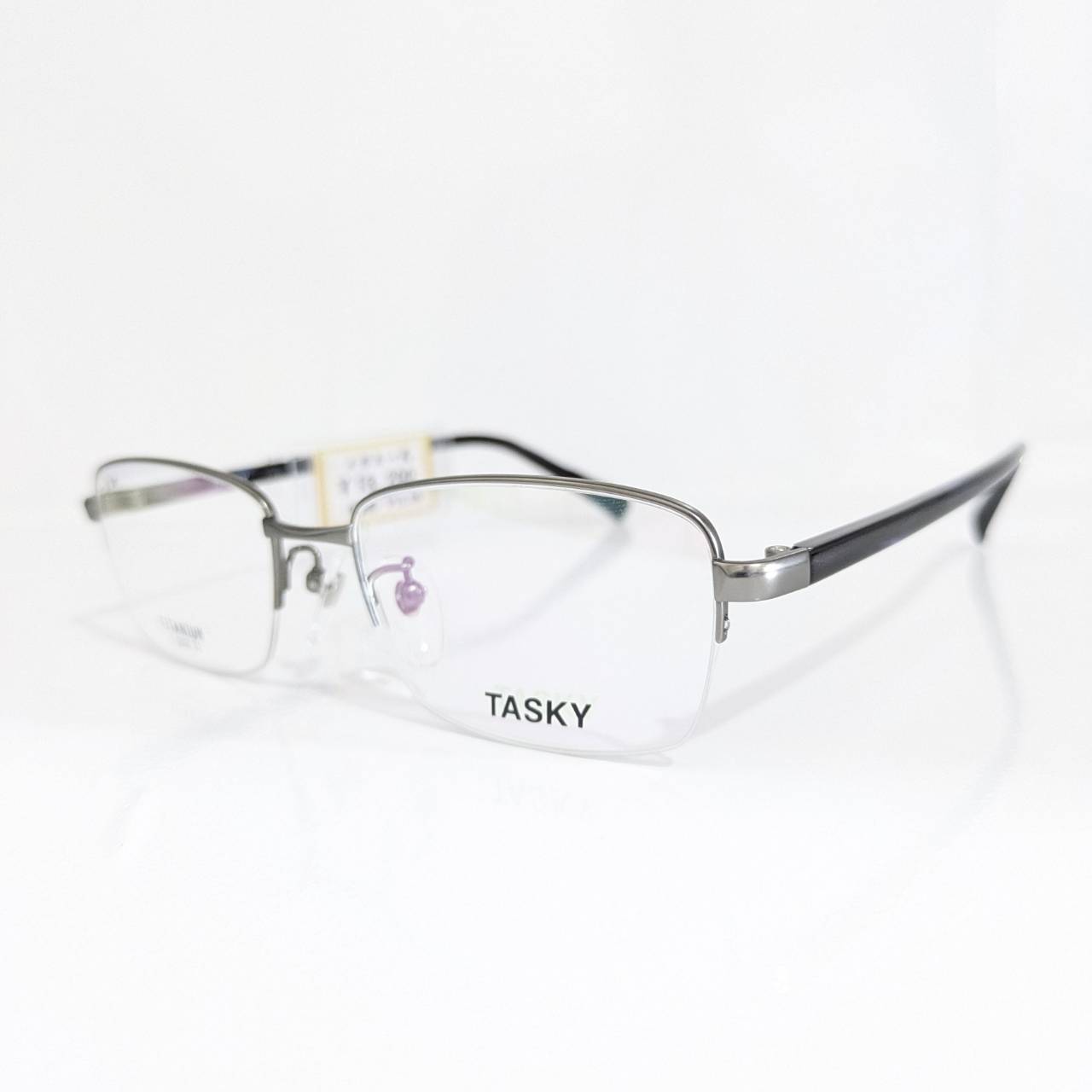 【TASKY】スクエアナイロールフレーム ガンメタ