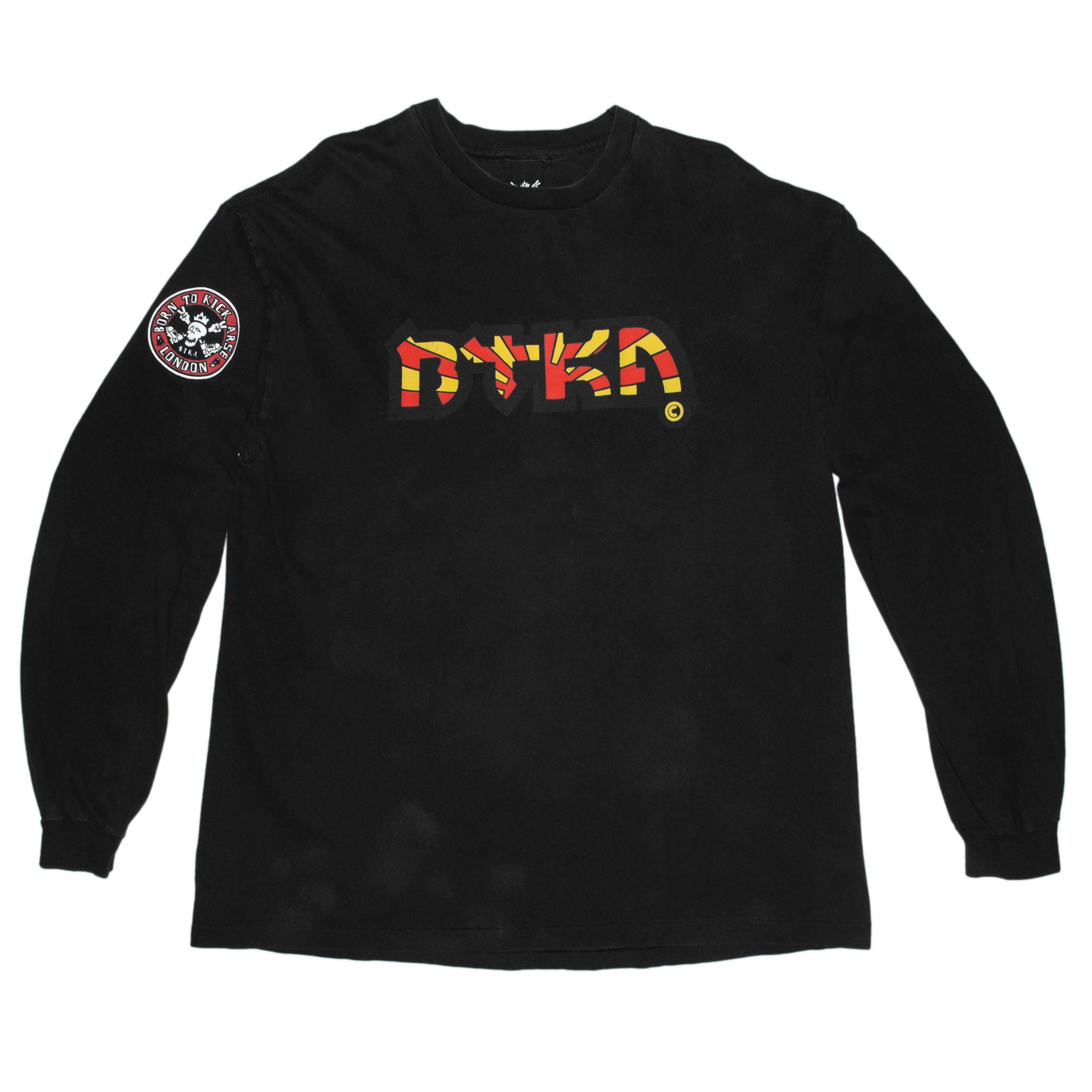 Born To Kick Arse』 90s UK vintage L/S T-shirt | excube.e_shop