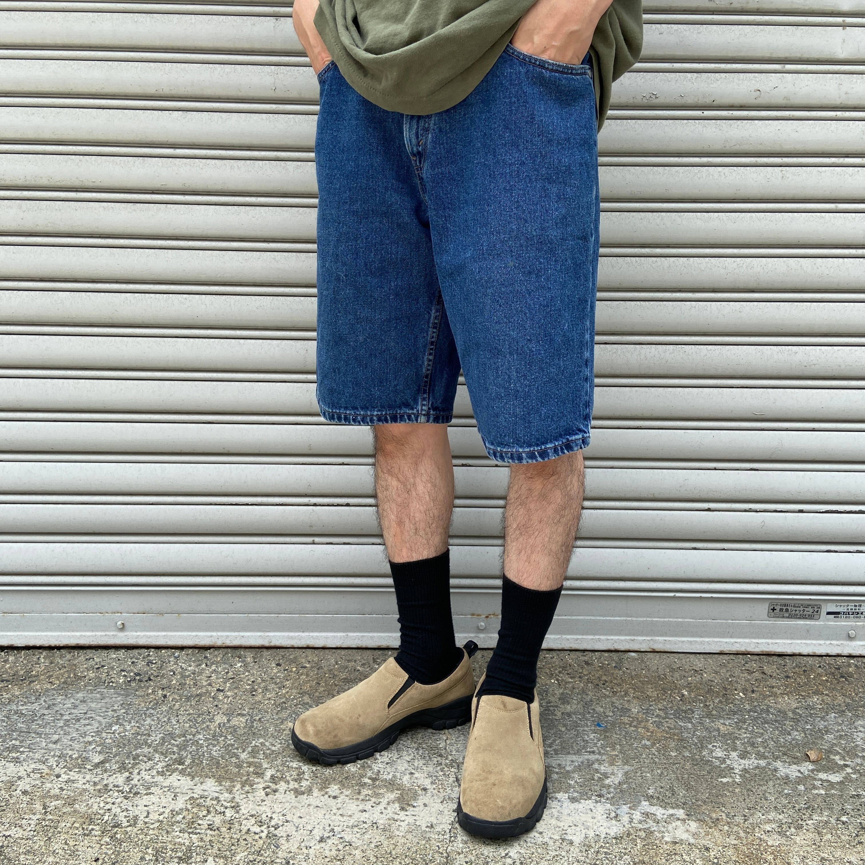 90 USA リーバイス シルバータブ デニムショーツ ルーズシルエット W30