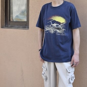 90's fade Gates Learjet55 print tee