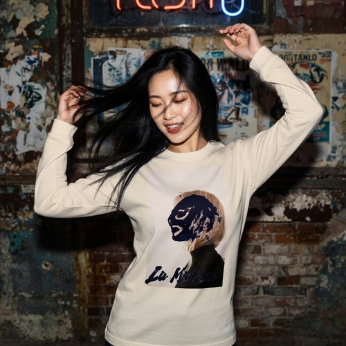 【長袖】sumi-e (アイボリー)