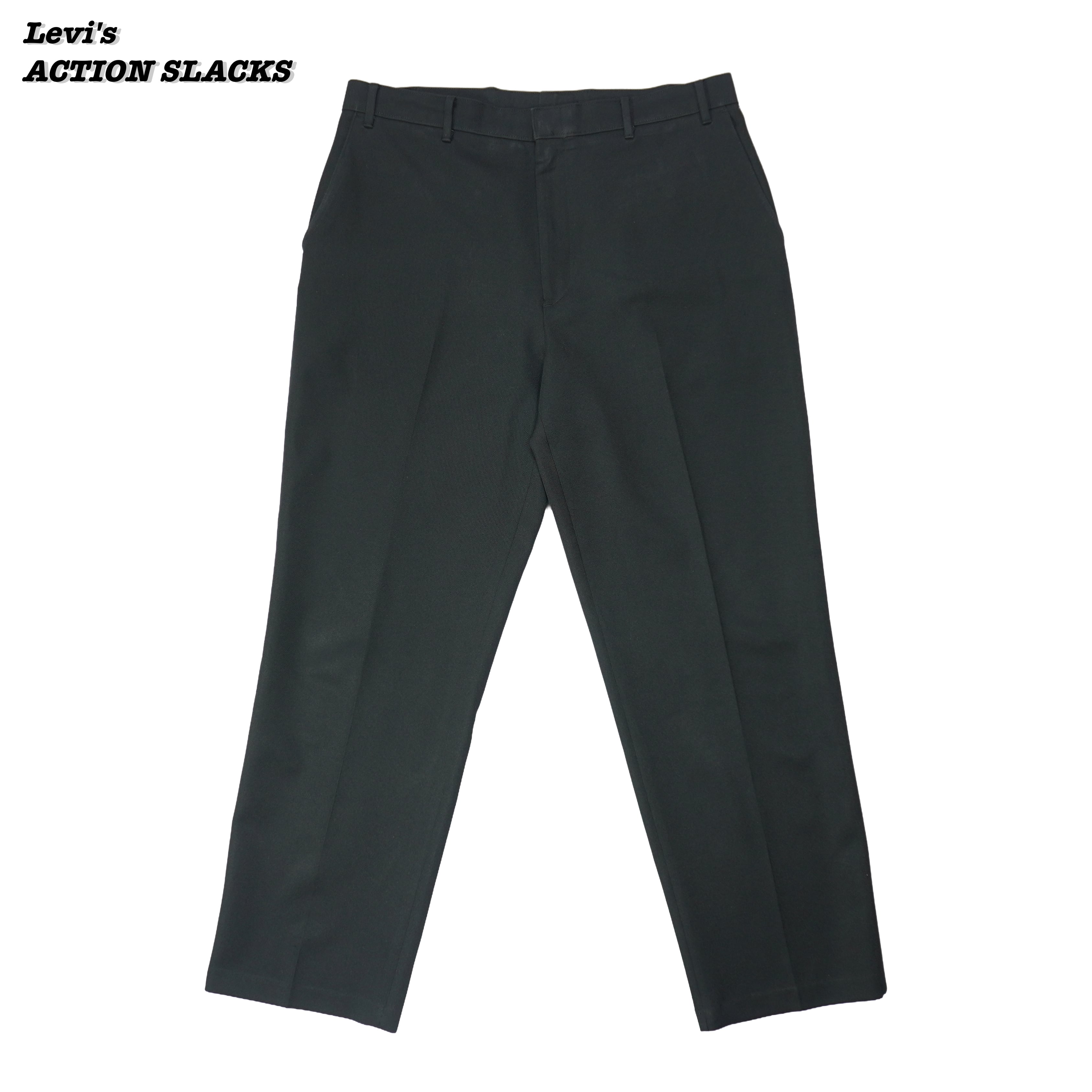 Levi's ACTION SLACKS BLACK 2000s LS25120 | Loki Vintage&Used