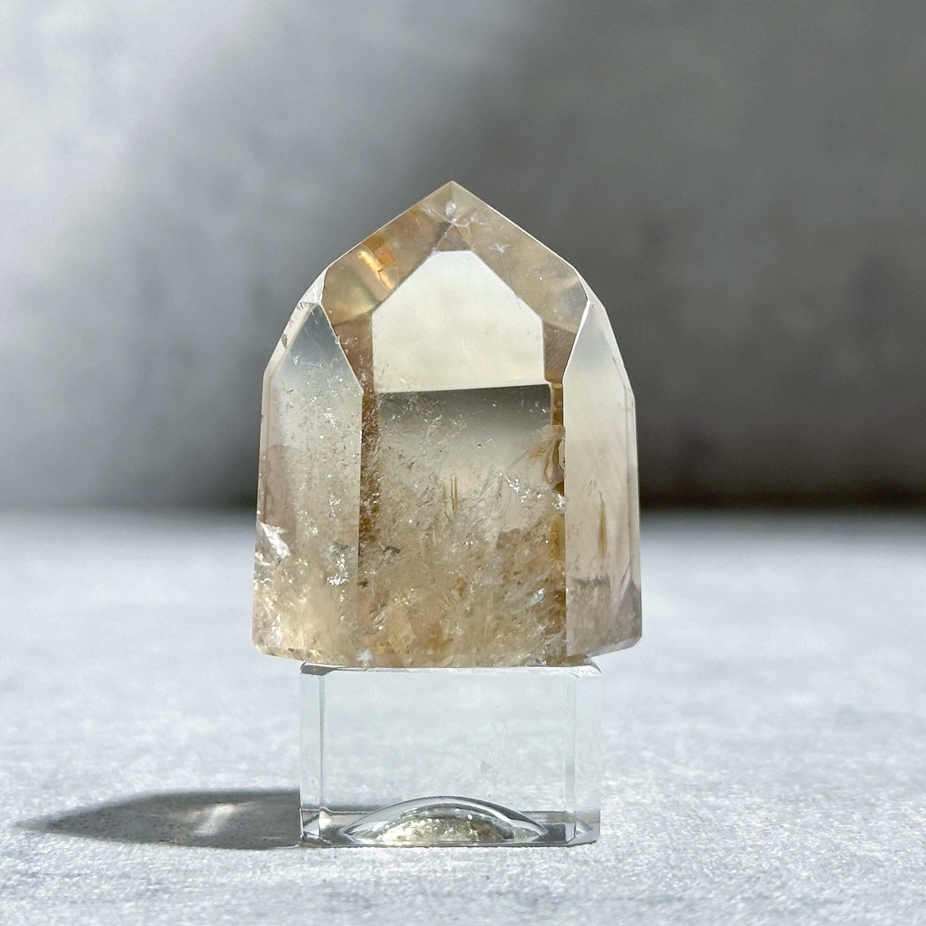 虹◎シトリン（黄水晶） タワー45◇ Citrine ◇ 天然石・鉱物