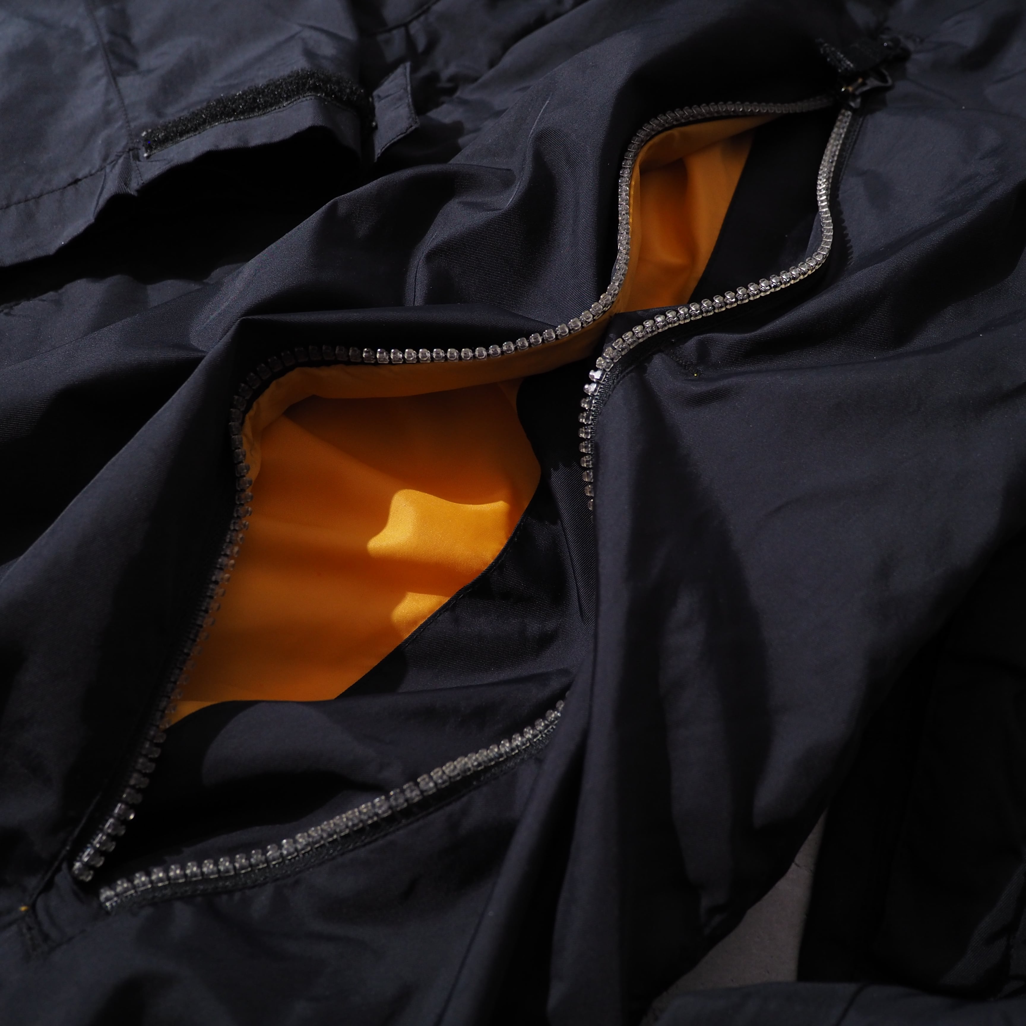 1990s ” NAUTICA competition ” Diagonal zip Technical High neck 2 - way jacket