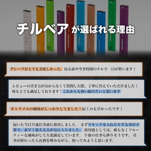 【4月末までの特別価格】ChillBear +CBD 5% 3本セット【新生活応援】