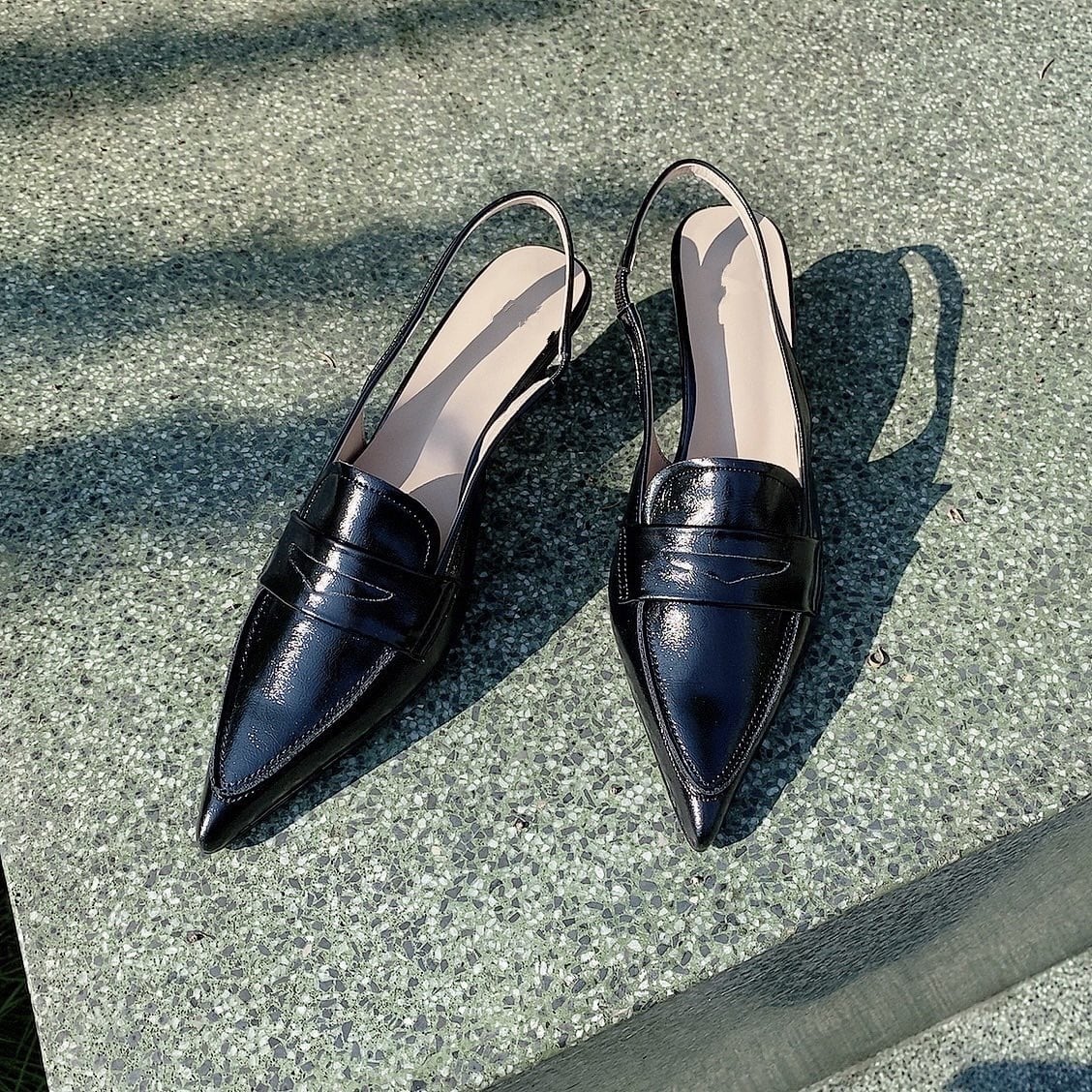Pointed pumps /black (7月中旬頃発送予定)