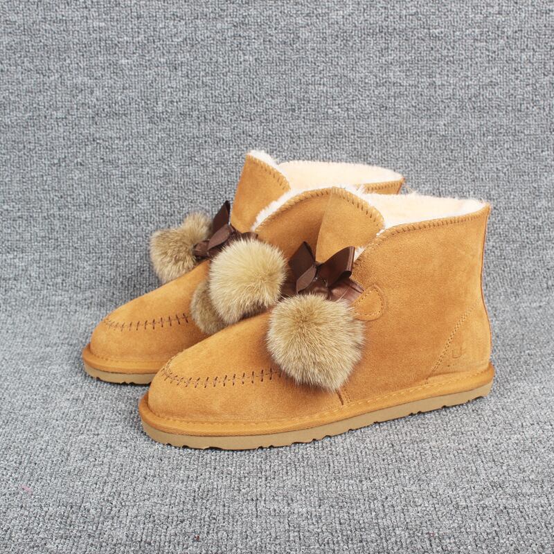 【新作】【送料無料】 特別卸売ワンピース配達カイリン世代ローチューブファーボールレザー暖かい女性のブーツスタイルの綿の靴-アリババ シューズ コットン 10b137979791151