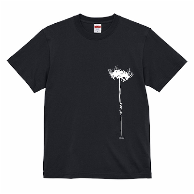 【ユリイカ】Lycoris radiata 黒/Tシャツ
