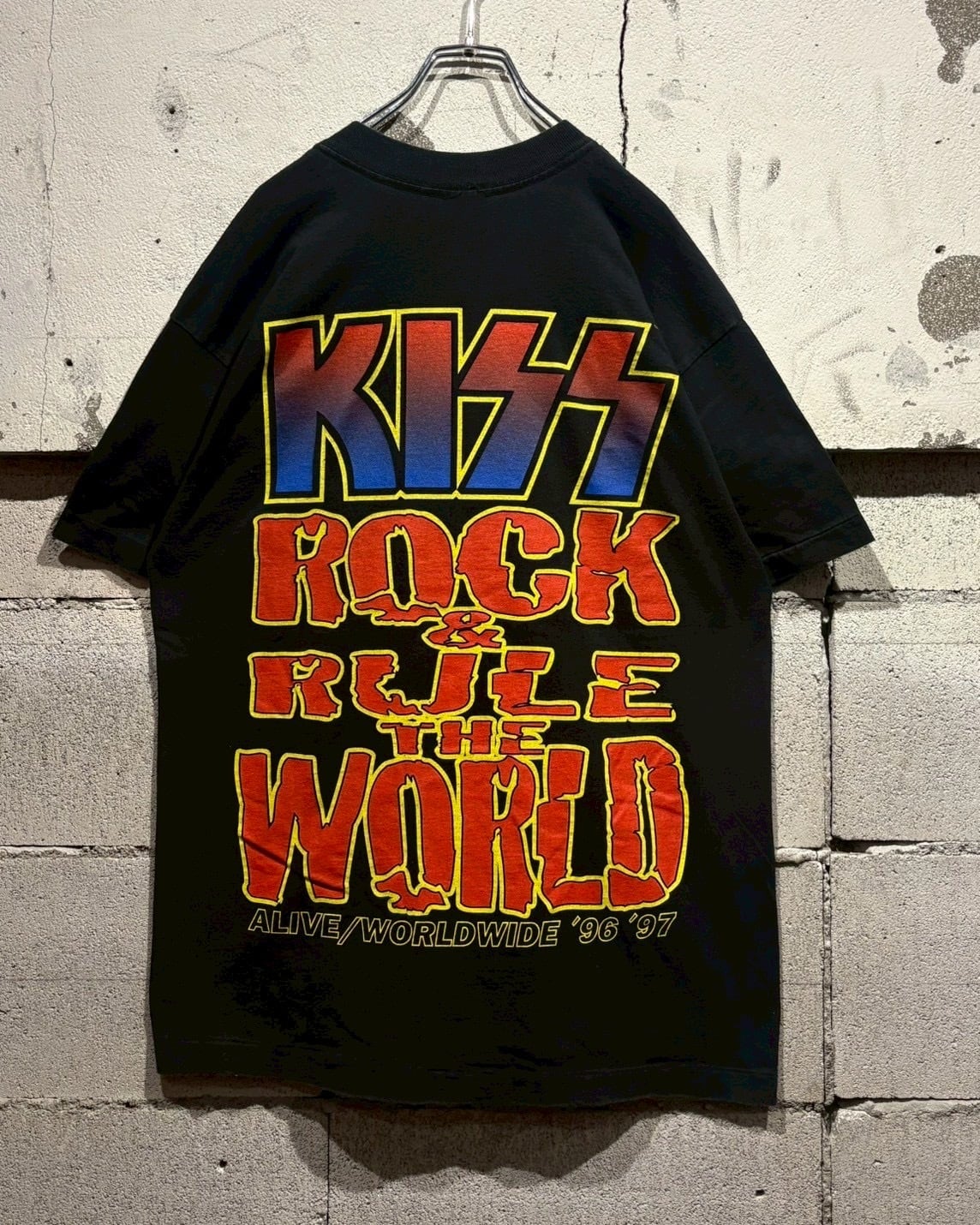洋楽 KONKWISTA 88 Caka otto】 90's “KISS” “ALIVE/WORLDWIDE '96 '97 World Tour