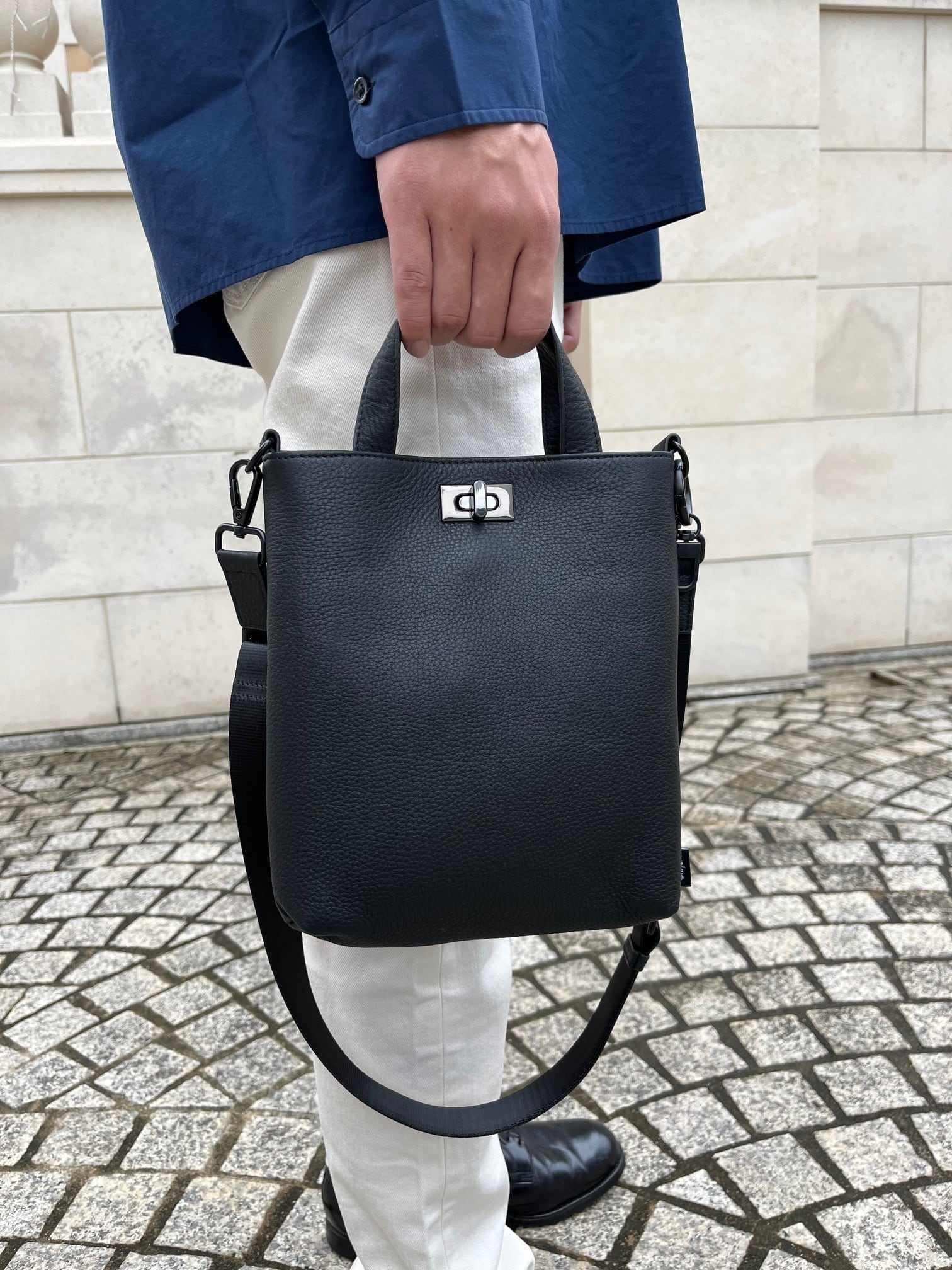 kurojiru 30包 waku(ワク)】『KURO Series』 ミニスクエアボディBAG バッグ(WK-0028