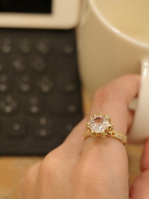 timeless spark ring