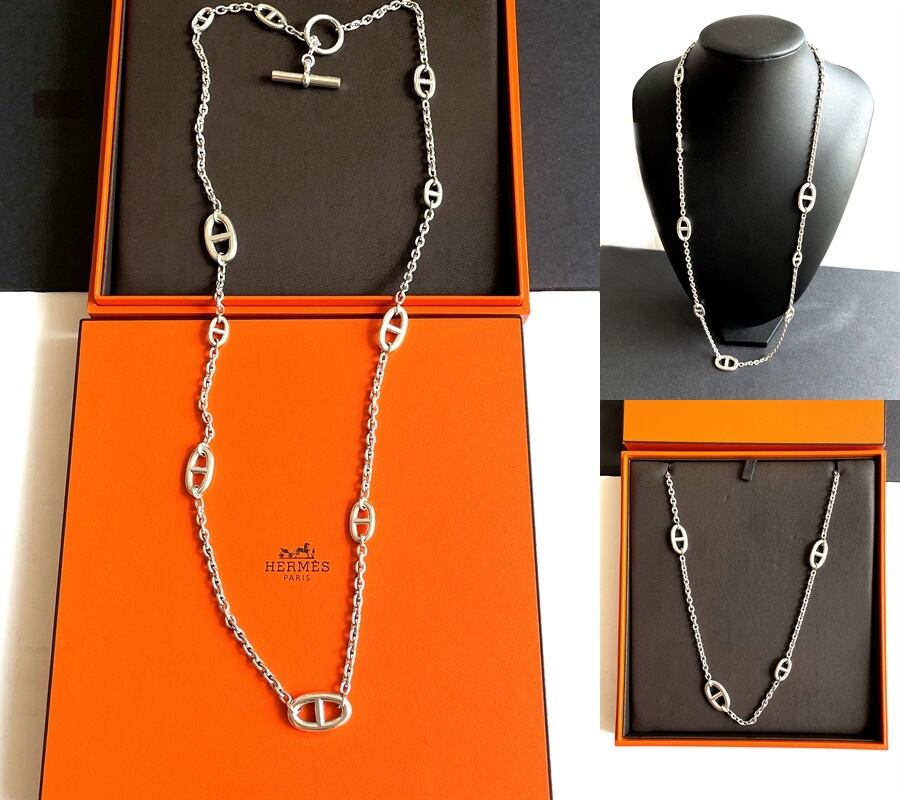 HERMES エルメス シェーヌダンクル ファランドール ロング HERMES エルメス シェーヌダンクル ファランドール ロング