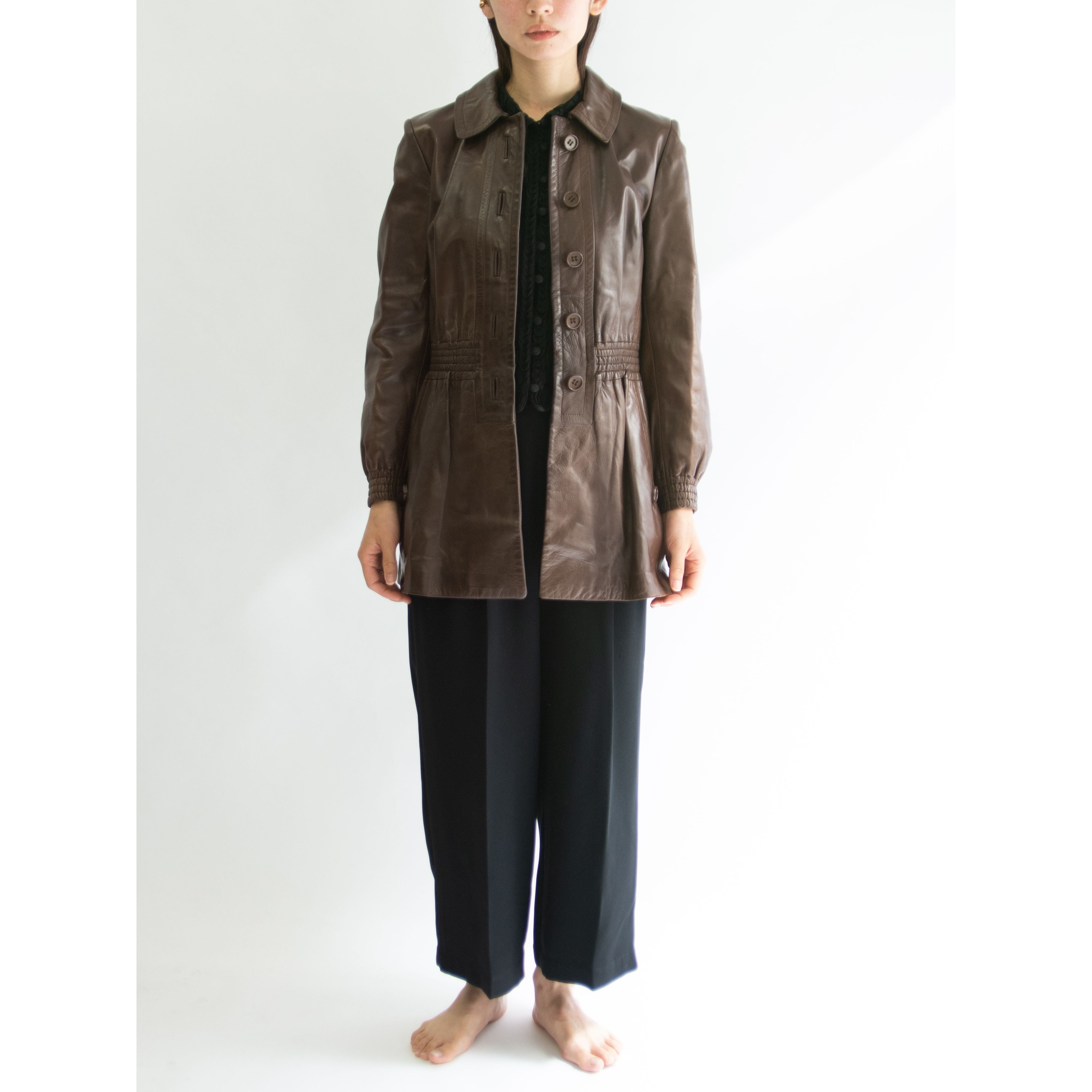 【LOEWE】Made in Spain 60's Leather Jacket（ロエベ スペイン製 レザージャケット）