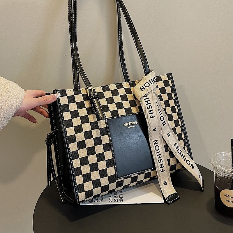 オータムウィンターショルダーバッグ 秋物 冬物 トートバッグ 手作りハンドバック92507532945