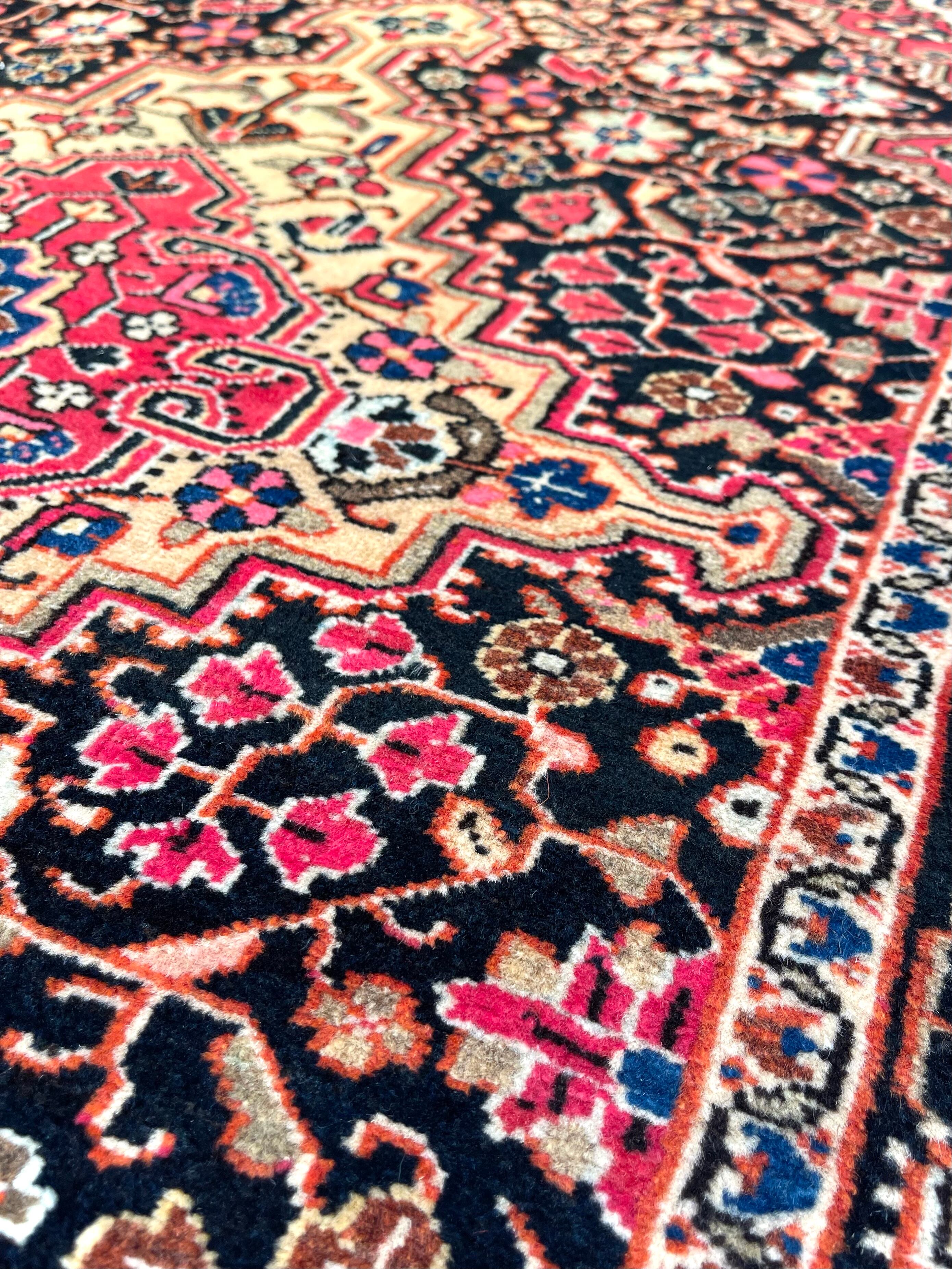 ペルシャ絨毯▷ギャッベ▷イラン シーラズ産▷148×105cm - ラグ