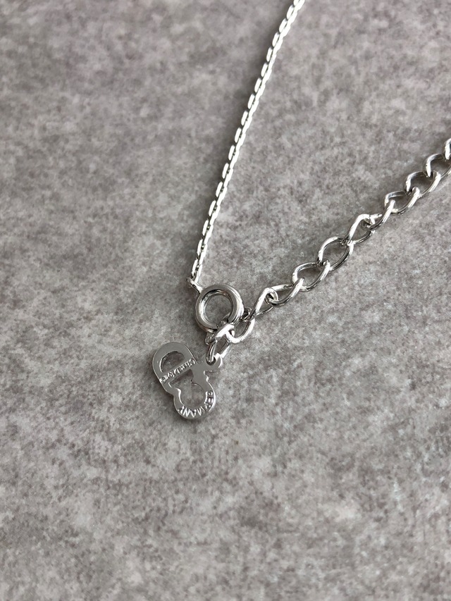Christian Dior クリスチャン ディオール ネックレス シルバー CD ストーン vintage ヴィンテージ オールド nc4bh4
