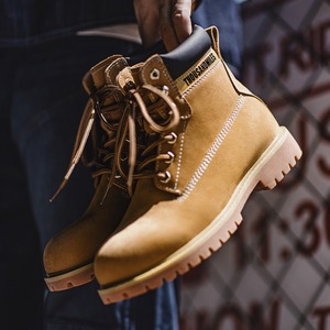 Yellow Brown Warm Boots / イエロー ブラウン ワーム ブーツ