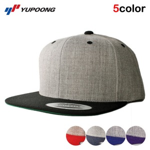 ユーポン フレックスフィット スナップバックキャップ 帽子 メンズ レディース YUPOONG FLEXFIT 無地 シンプル フリーサイズ 6089MT