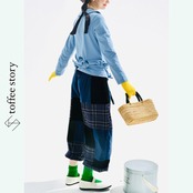 【2color】リボンで遊ぶドールカラーカーディガン《i0721》