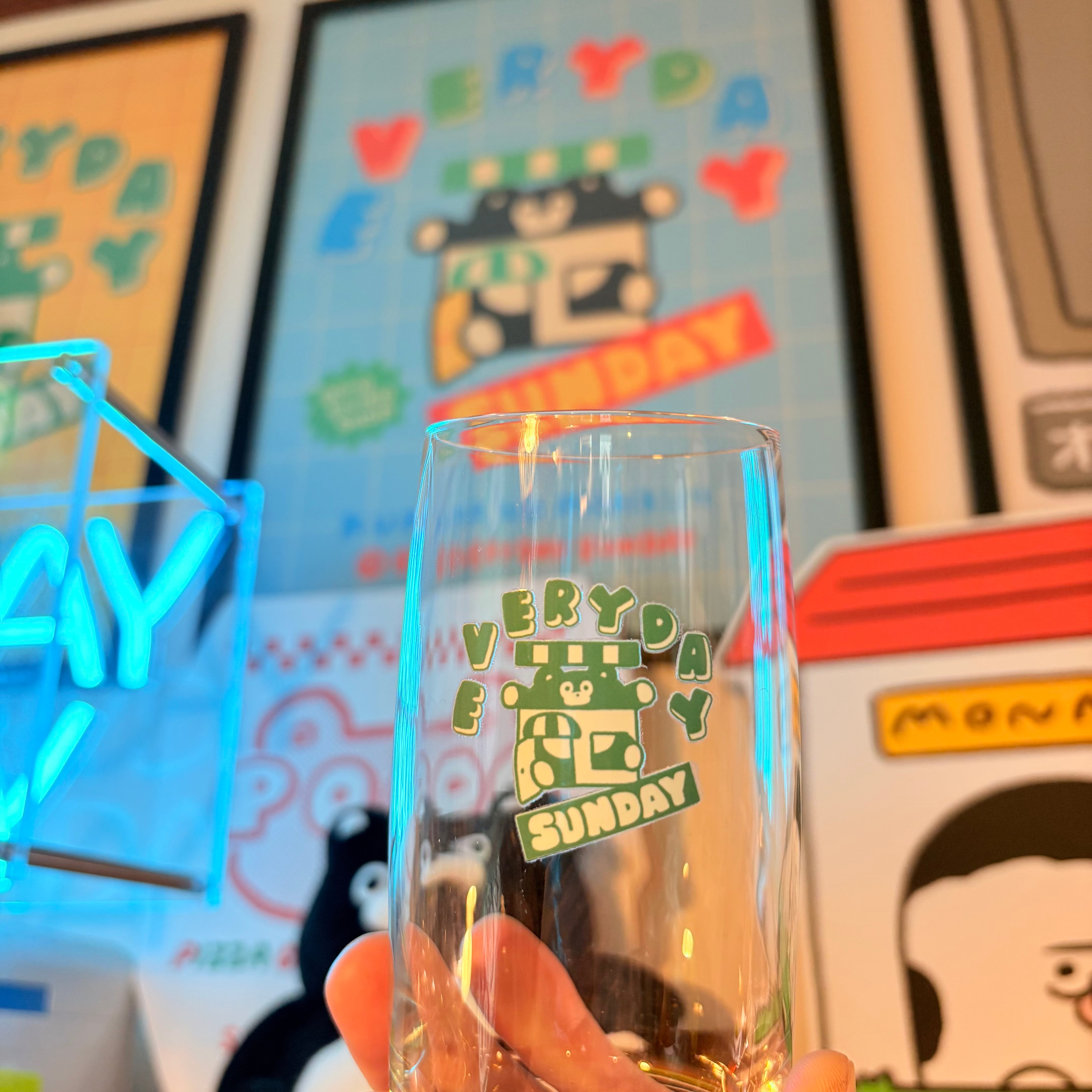 ※まーくん。リクエスト2品 店破壊まーくんロゴグラス | EVERYDAYSUNDAY