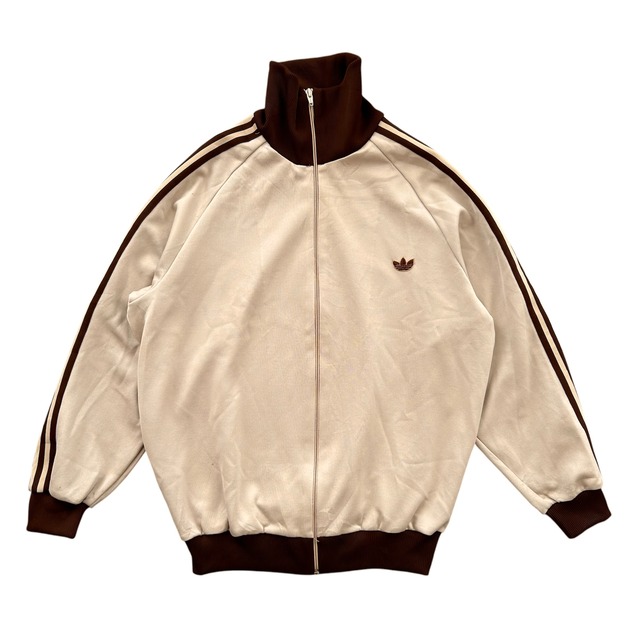 5号】70s adidas トラックジャケット 茶色 在原みゆ紀 ビンテージ 