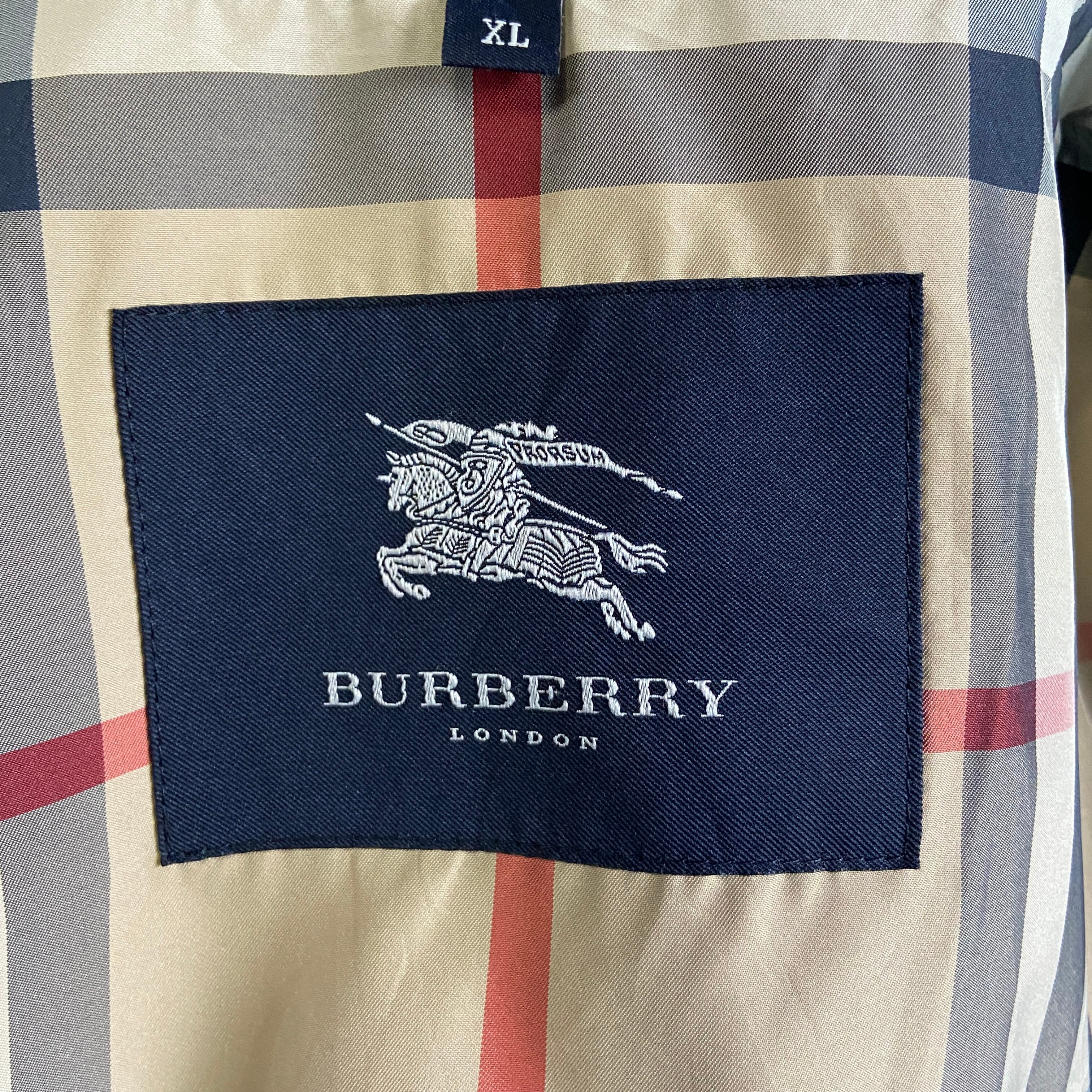 Burberry's バーバリー コットンジャケット メンズXL 古着 ネイビー