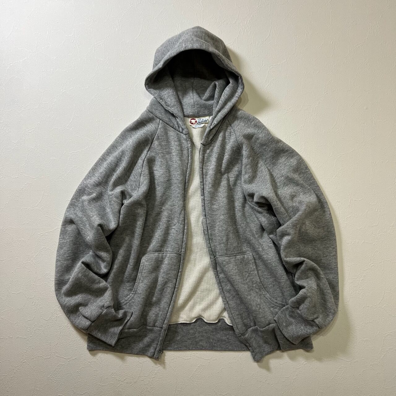 80s USA製 サーマル ハニカム地 長袖 ロンT 白 XL 古着 | RUFFY