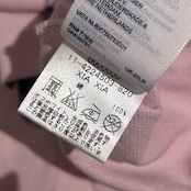TOMMY HILFIGER トミーヒルフィガー 重ね襟デザイン ナンバリング 鹿の子 半袖 ポロシャツ XL/ピンク メンズ